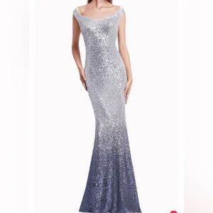 Silver Sequin Women's Skirt